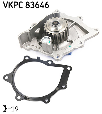 SKF VKPC 83646 Vízszivattyú, vízpumpa